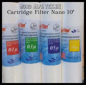 Catridge Nano Filter 10" Sedimen Filter Air