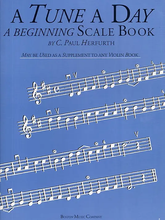(NEW) Buku biola - A TUNE A DAY - BEGINNING SCALE BOOK - musik violin