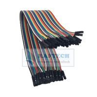 Gambar Kabel jumper arduino Dupont 20 cm Female to Female Pelangi 1 lembar dari raftechbandung Kota Bandung 1 Tokopedia