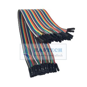 Gambar Kabel jumper arduino Dupont 20 cm Female to Female Pelangi 1 lembar dari raftechbandung Kota Bandung Tokopedia