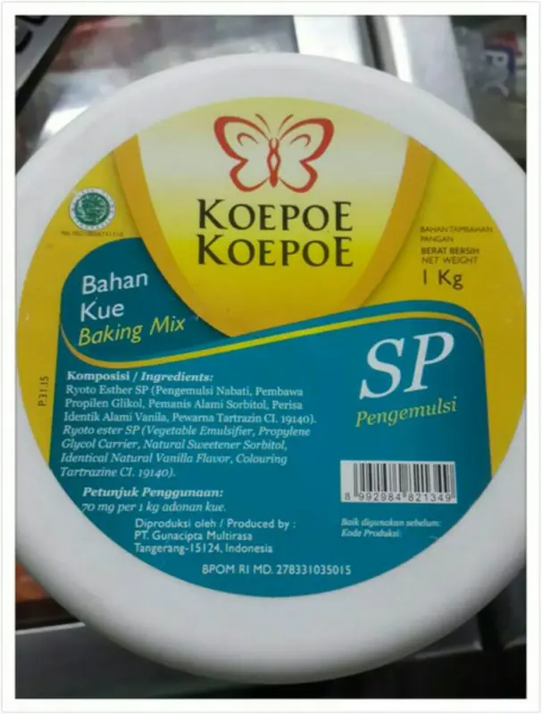 Sp Pengembang Kue Cap koepoe koepoe 1kg 0