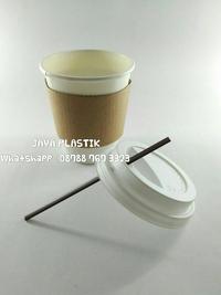 Gambar PAPER CUP KOPI ( POLOS ) + TUTUP + SEDOTAN PIPIH ( STIRRER ) dari Jaya Plastik Puri Kota Administrasi Jakarta Barat 2 Tokopedia