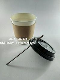 Gambar PAPER CUP KOPI ( POLOS ) + TUTUP + SEDOTAN PIPIH ( STIRRER ) dari Jaya Plastik Puri Kota Administrasi Jakarta Barat 3 Tokopedia