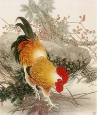 Gambar Repro Lukisan Ayam Rooster Year Tahun Hoki Feng Shui-4 dari Art Repro Center Kota Surabaya 5 Tokopedia