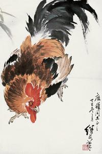 Gambar Repro Lukisan Ayam Rooster Year Tahun Hoki Feng Shui-4 dari Art Repro Center Kota Surabaya 4 Tokopedia