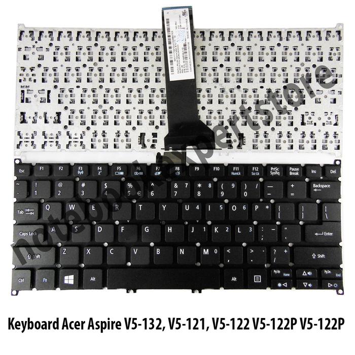 Clavier AZERTY Français Neuf Pour Acer Aspire V5-121 V5-122 V5-131 V5-171 - Noir, Rétroéclairé (?)