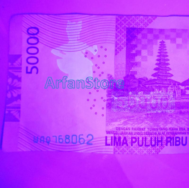 UV LED Ultraviolet 5mm Lampu Cahaya Ultra Violet Purple Deteksi Uang 1