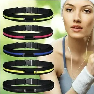 Tas Ikat Pinggang Sabuk Olahraga Lari Double Pocket Belt Running Sport