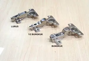 Engsel Sendok Pintu Lemari Kitchen Set Huben HT Lurus / Bungkuk Full