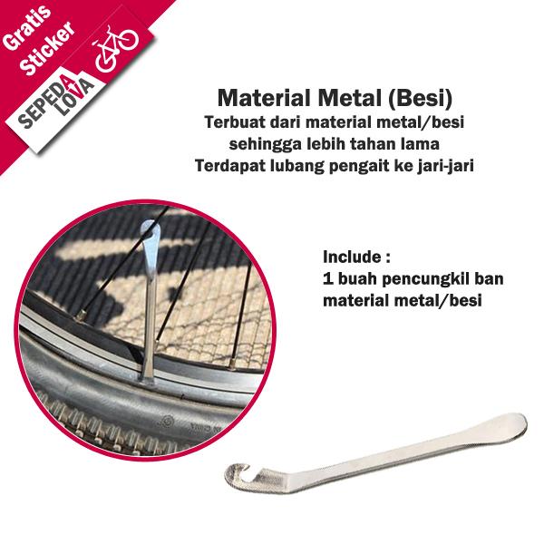 Gambar Pencungkil Pembuka Ban Sepeda Metal Besi dari Sepedalova Kota Serang Tokopedia