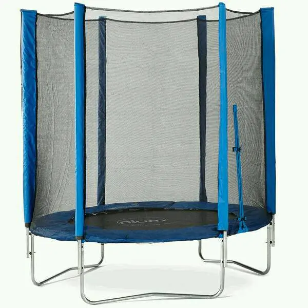 Mainan trampolin dengan jaring pengaman 6Ft