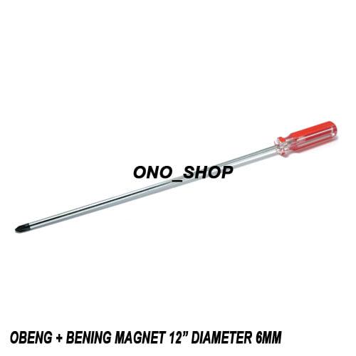 Gambar Obeng + Bening Magnet 12" Diameter 6 mm dari Ono Shop Kota Administrasi Jakarta Barat Tokopedia