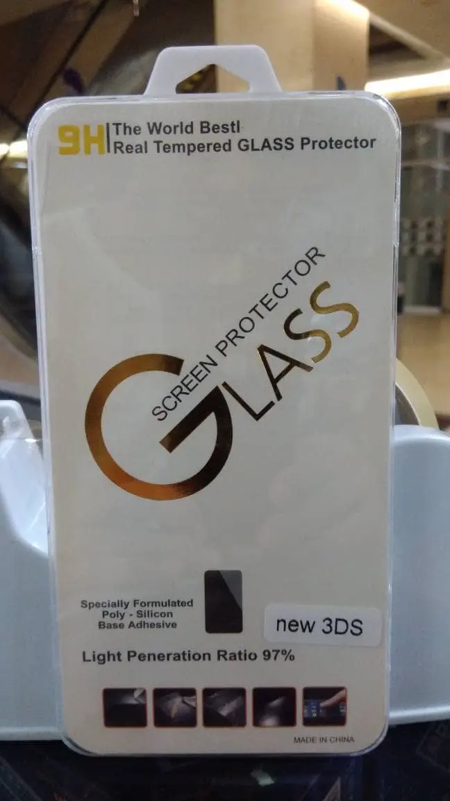 TEMPERED GLASS NEW 3DS REGULAR/KECIL (BUKAN XL)