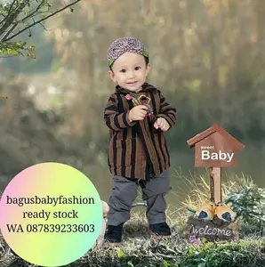 Kostum Bayi Tedak Siten / Mudun Lemah Surjan Lurik Tradisional Jawa
