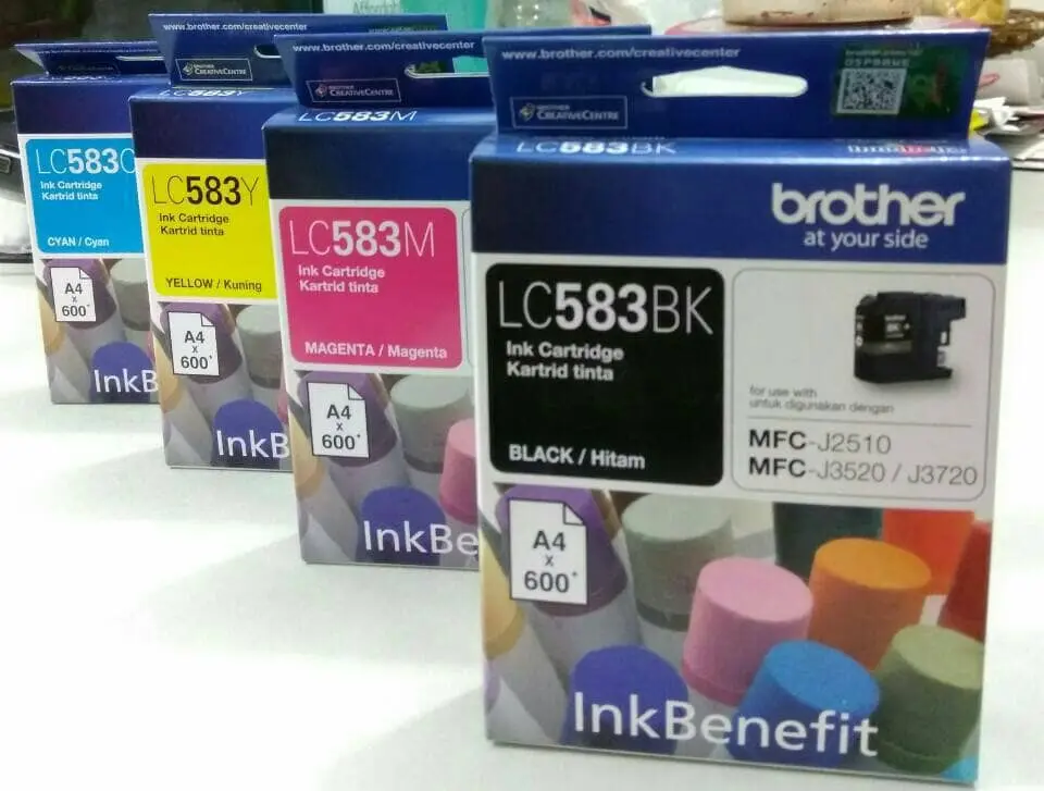 Tinta Brother LC583 [B.C.M.Y] Original