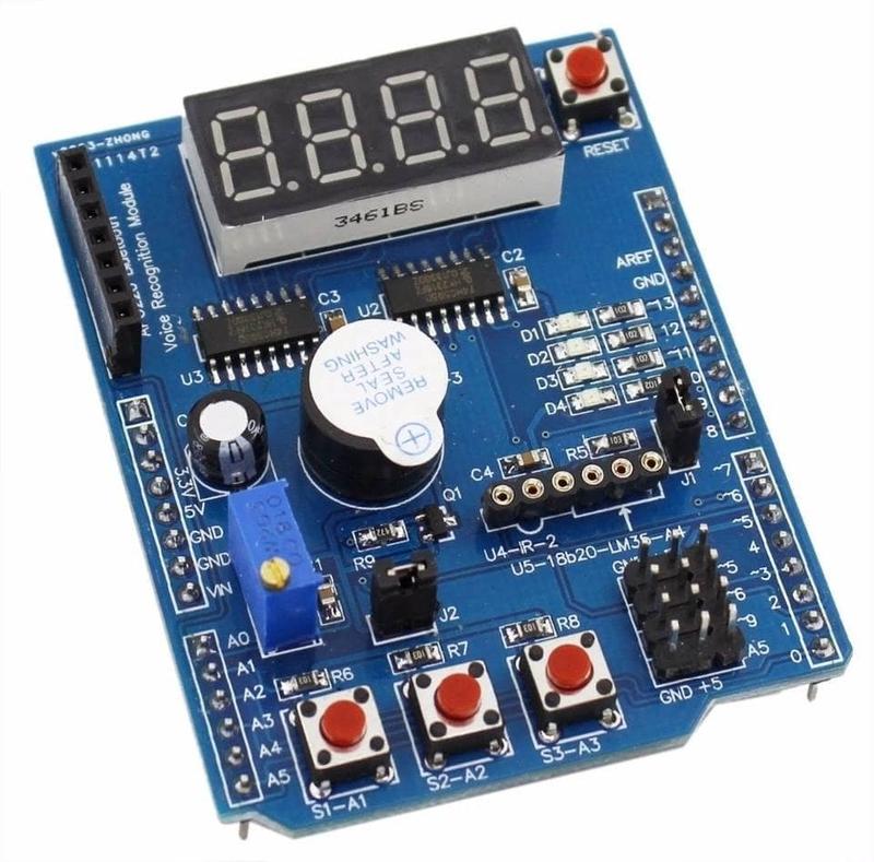Arduino Multifunction Shield Learning Kit Module Belajar Arduino - Shop ...