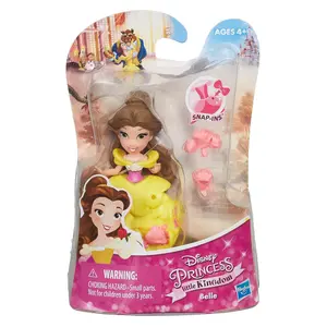 Disney Princess Little Kingdom Classic Belle Boneka dengan Ensemble yang Dapat Dilepas dan 3 Snap-ins untuk Anak Perempuan Berusia 4 Tahun ke Atas - Doll