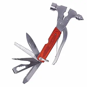 5 in 1 Multifunction Hammer Palu Tang Obeng Gergaji pisau multifungs