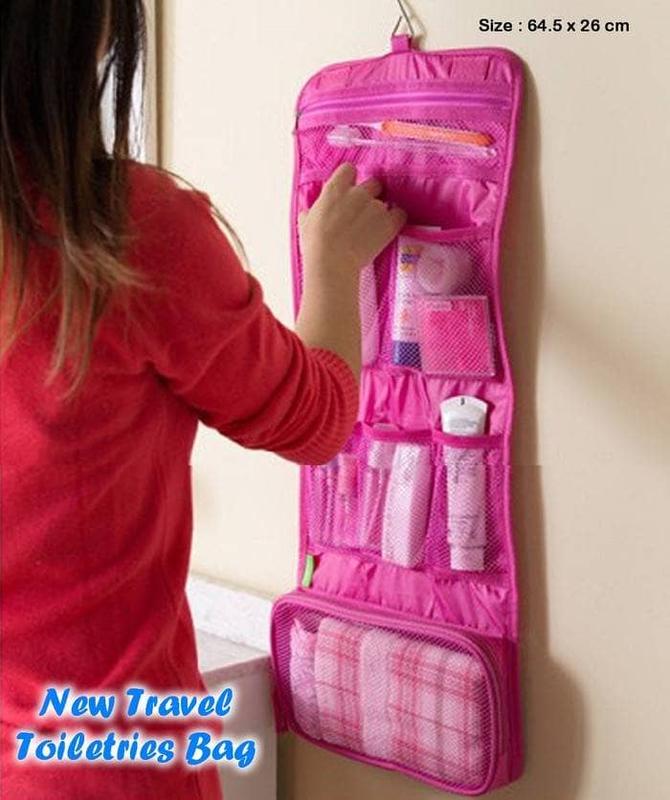 01 NEW KOREA TRAVEL TOILETRIES BAG TAS WC TOILET KOSMETIK TRAVEL MANDI 2