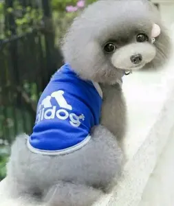 adidog sport baju anjing kucing kaos sporty simple kostum elegant