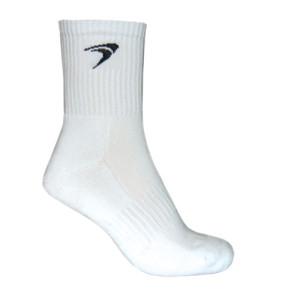 Gambar Kaos Kaki Badminton Flypower 001 White Black dari LobShot.ID Kab. Bandung Tokopedia