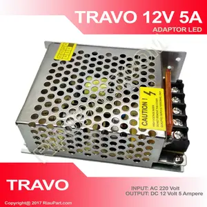 ADAPTOR  CCTV ATAU TRAVO 12 VOLT 5 AMPER