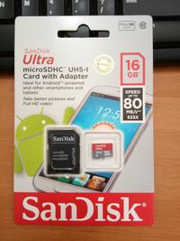 Gambar Sandisk Micro SD 16GB Class 10, Original dari Solusi Computer Jakarta Pusat 2 Tokopedia