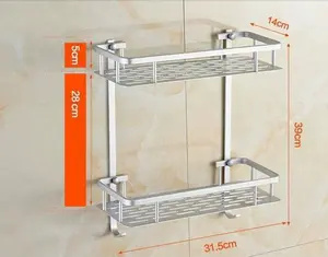 Rak Dinding Kamar Mandi 2 Susun