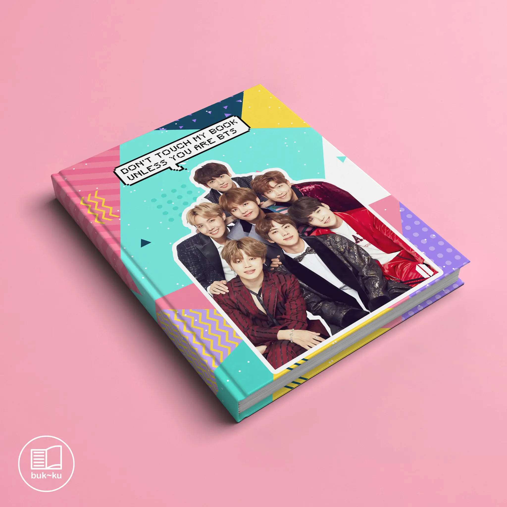 Buku Custom BTS korean Kpop tulis catatan agenda planner kampus OPPA