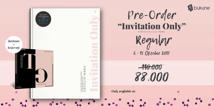 Gambar Ivitation Only - @ce.wng - Bukune dari Republikfiksi Kota Administrasi Jakarta Selatan Tokopedia