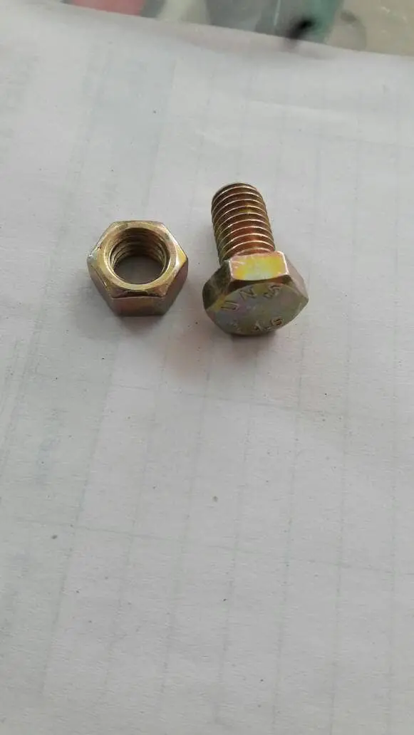 MUR + BAUT RAK SIKU LUBANG M 8 X 1.5CM KUNCI 12