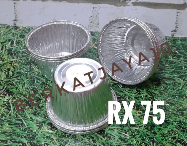 RX 75 Aluminium foil cup alumunium tray