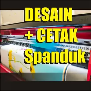 Desain & Cetak Spanduk Bahan Flexi