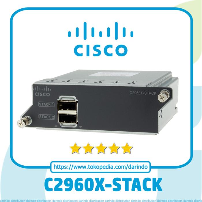 Jual Cisco Catalyst 2960-X FlexStack Plus Stacking Module [C2960X-STACK ...