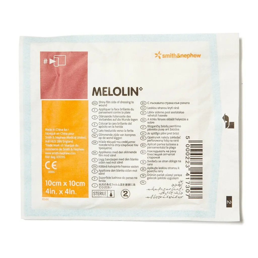 MELOLIN LOW 10X10 CM, Mengeringkan dan membersihkan luka
