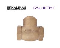 Gambar Swing Check Valve Kuningan d.1 1/2" Drat (RYUICHI) | Klep Tabok Brass Anti Aliran Balik (Backflow) Tahan Karat dari kalimas.online Kota Administrasi Jakarta Pusat 2 Tokopedia