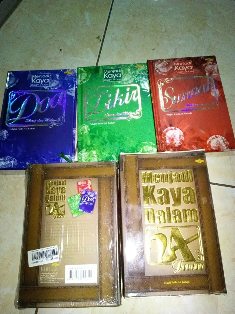 paketan tiga buku menjadi kaya dalam 24 jam - hardcover