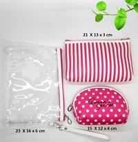 Gambar Korean QUEENS SECRET 3in1 beauty pouch / tas kosmetik / tas SLING serbaguna - Hitam dari Toko 1973 Kota Administrasi Jakarta Barat 3 Tokopedia