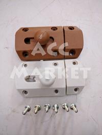 Gambar Grendel Kunci Selot Pintu PVC Kamar Mandi Putih/Coklat dari ACC Markets Kab. Bekasi 2 Tokopedia