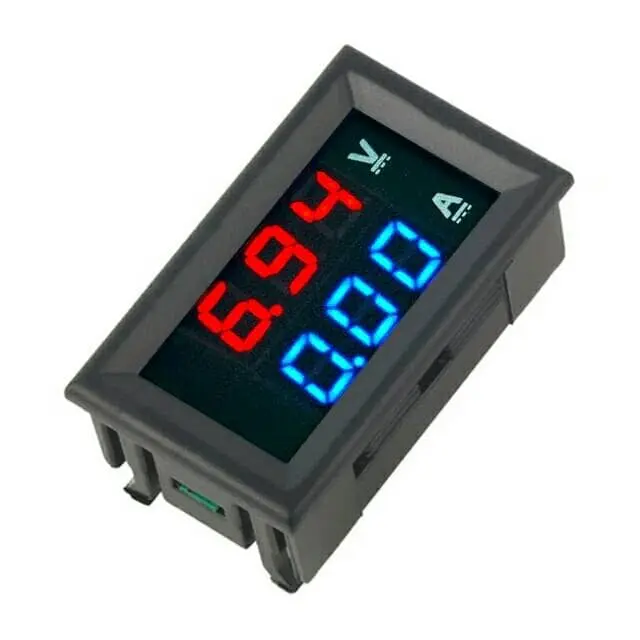 DC 100V 10A Dual Voltmeter Ammeter Digital DC 100V 10A