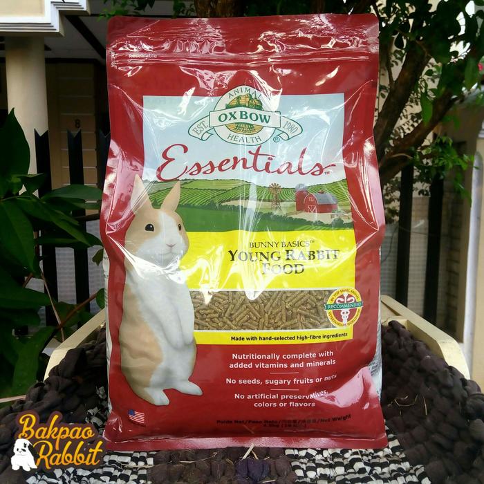 Gambar OXBOW ESSENTIALS YOUNG RABBIT FOOD 4.53 KG dari Bakpao Rabbit Kota Bekasi Tokopedia