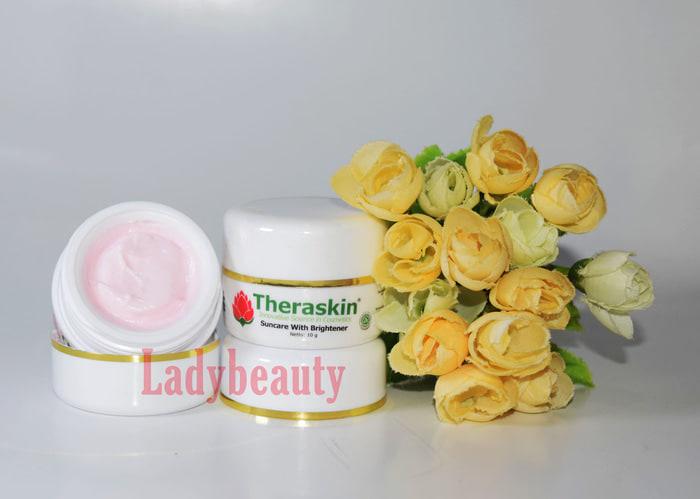 Gambar suncare with brightener Theraskin BPOM pencerah dari ladybeauty Kab. Gresik Tokopedia