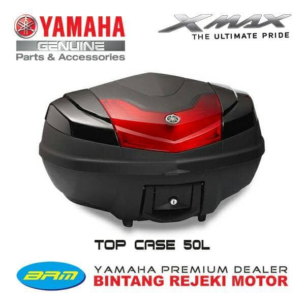 Gambar TOP CASE MATT BLACK 50 Liter XMAX 250 MOGE dari Yamaha Bintang Rejeki Motor Kab. Bandung Tokopedia