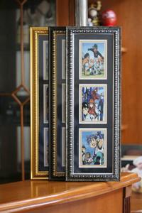Gambar FRAME/PIGURA/BINGKAI 4R TRIPPLE PANJANG MOTIF - Gold dari KnRAcc Kota Bandung 1 Tokopedia