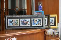 Gambar FRAME/PIGURA/BINGKAI 4R TRIPPLE PANJANG MOTIF - Gold dari KnRAcc Kota Bandung 5 Tokopedia