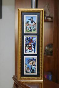 Gambar FRAME/PIGURA/BINGKAI 4R TRIPPLE PANJANG MOTIF - Gold dari KnRAcc Kota Bandung 3 Tokopedia
