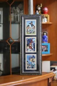 Gambar FRAME/PIGURA/BINGKAI 4R TRIPPLE PANJANG MOTIF - Gold dari KnRAcc Kota Bandung 2 Tokopedia