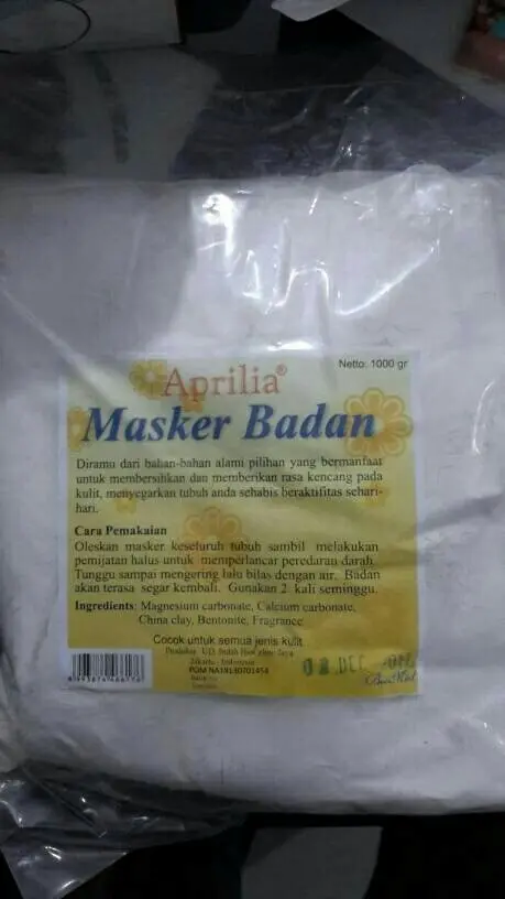 aprilia masker badan 1 kg