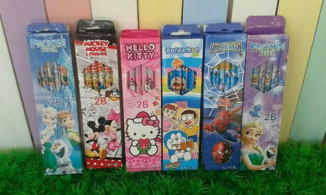 Pensil 2b karakter anak 0