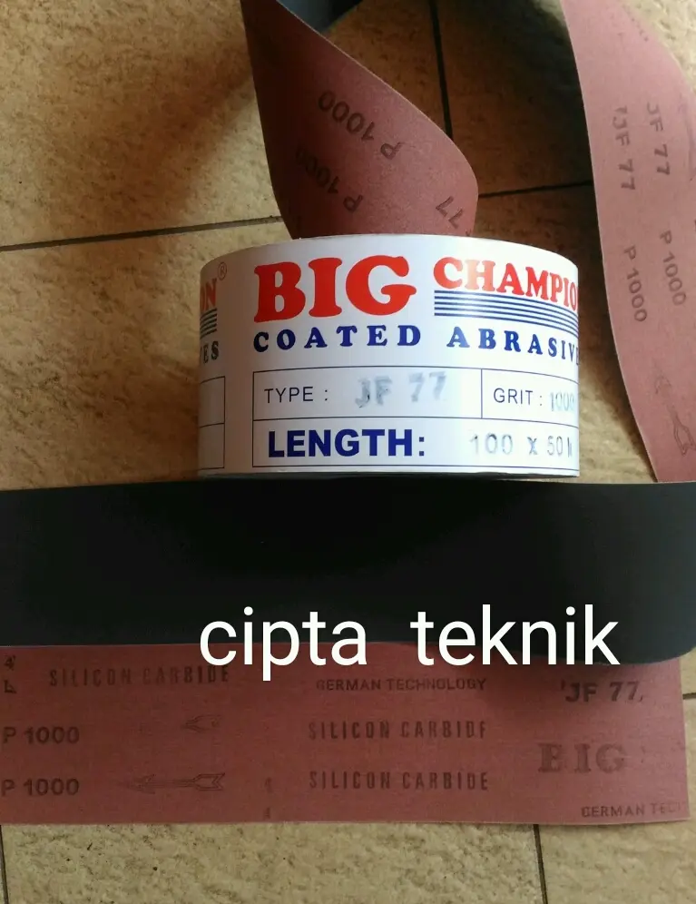 Amplas Roll Grit 1000 METERAN Big Champion